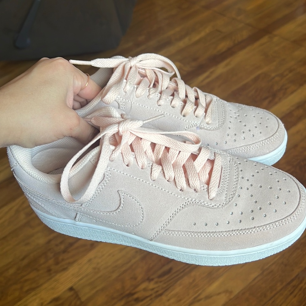 Nike Pink Suede Shoes